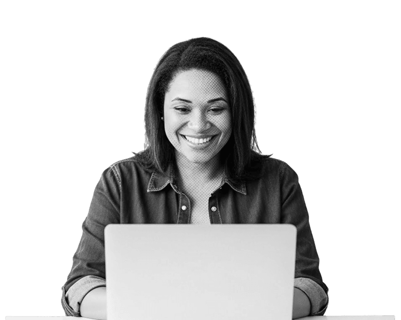 Woman applying for loan